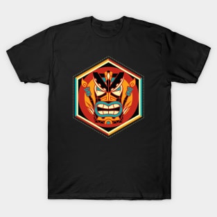 Fierce Bold Tropical Tiki T-Shirt